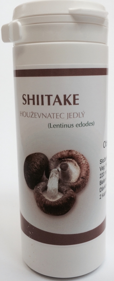Nature Force Shiitake mushroom  Vegetariánské kapsle 100 ks  